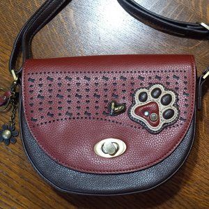 Chala Crossbody Paw Print Purse..EUC